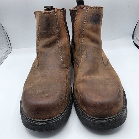 Skechers Electrical Hazard Mens Size 9 Brown Steel Toe Boots Work Wear Outdoors main image 6